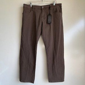 NWT Liverpool Regent Relaxed Straight Leg Twill Pants Jeans {Deep Earth} Size 40